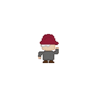 Pixel Construction Sticker by Combiente