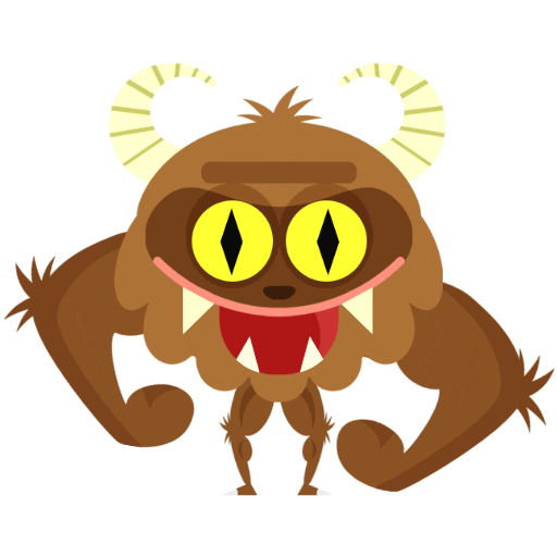academons giphyupload monster wolf lobo Sticker
