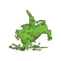 Bull Rider Sticker by ABI Attachments