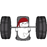 Work Out Fun Sticker by Sappy Seals Community