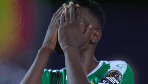 Frustrated Football GIF by CAF