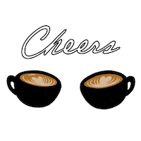 Coffee Cheers Sticker