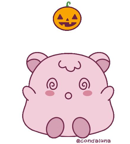 Pink Bouncing Sticker