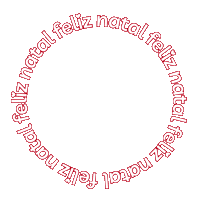 Feliz Natal Christmas Sticker