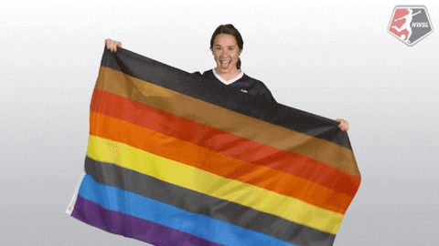 nwsl giphyupload soccer rainbow pride GIF