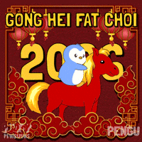 恭喜发财 Chinese New Year GIF by Pudgy Penguins
