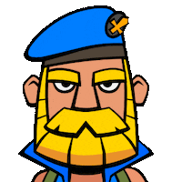 Stressed Commando Sticker by Space Ape Games