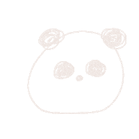 glay_the_end panda シンプル パンダ pipiso Sticker