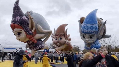 balloonfest macys parade 2018 GIF by The 91st Annual Macy’s Thanksgiving Day Parade