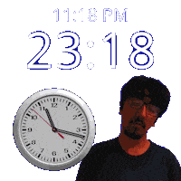 11 Pm Sticker