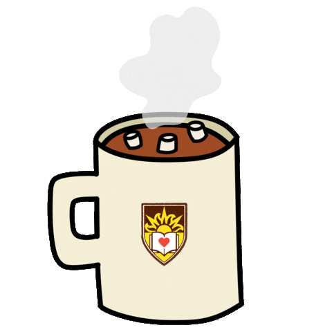 Hot Chocolate Lu Sticker by Lehigh University