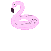 Summer Flamingo Sticker by United Generation