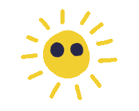 KyKScholen knipoog zon zonnetje kyk Sticker