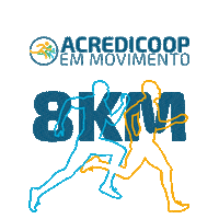 Run Running Sticker by Cooperativa Acredicoop