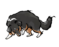 Cat Dog Sticker