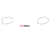 Rainbow Glitter Sticker by PinkNews