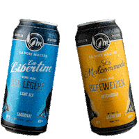 Beer Chin Sticker by La Voie Maltée