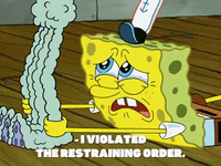 season 8 restraining spongebob GIF by SpongeBob SquarePants