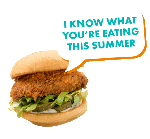 Chicken Sandwich Summer Sticker by Shake Shack PH