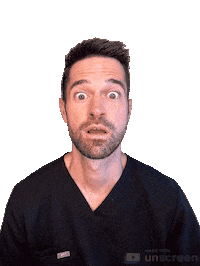 avenuesouthortho shocked no way oh no doctor Sticker