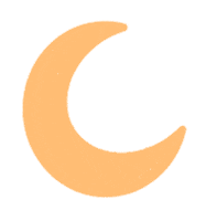Moon Sky Sticker by AYLA