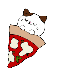 Good Night Cat Sticker by Spaghetto