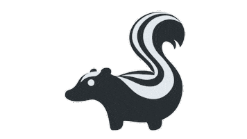 emojivid animals emoji emojivid skunk Sticker