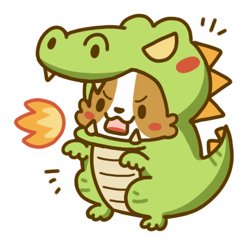 Angry Welsh Corgi Sticker by Lazy Corgi