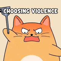 Warning No Mercy GIF by MESA My Emotional Support Animal