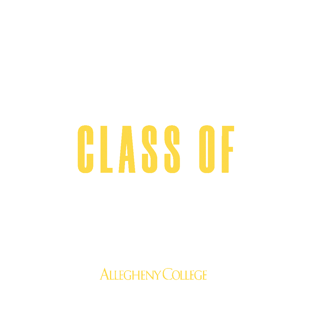Class Of 2025 Sticker by Allegheny College