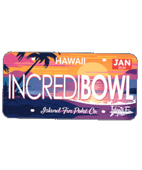 IslandFinPoke incredibowl islandfinpokeco islandfin islandfinpokéco Sticker