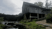 river water wheel GIF by Jerology