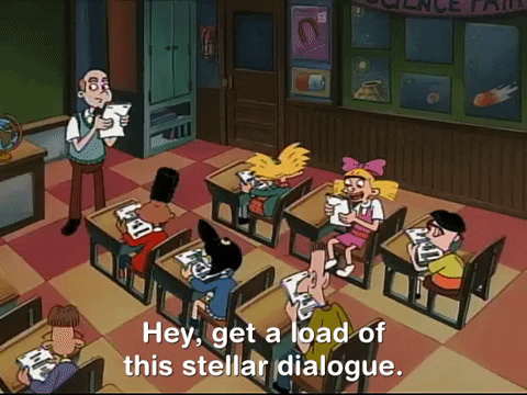 hey arnold nicksplat GIF