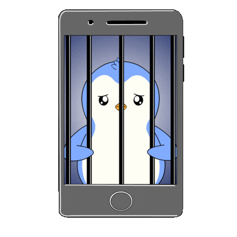 Penguin Prison Sticker by Pudgy Penguins