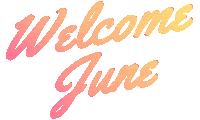New Month Hello June Sticker