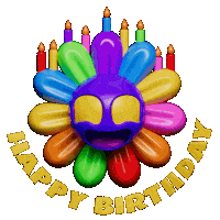 Happy Birthday 3D Sticker by Evan Hilton