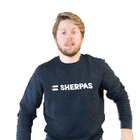 Bravo Yes Sticker by Les Sherpas