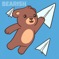 Flying On My Way GIF by BEARISH