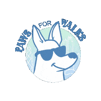 PawsForWalks dog dog walker pet sitter pet sitting Sticker