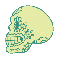 Dia De Los Muertos Halloween Sticker by Bodega