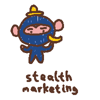 Marketing Monkey Sticker by Simian Reflux