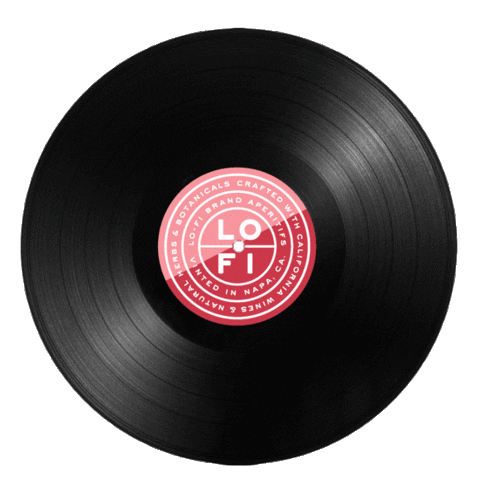 Record Player California Sticker by Lo-Fi Aperitifs