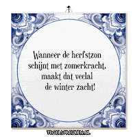 Winter Humor Sticker by Tegelspreuken.nl