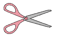 Scissors Artesanato Sticker