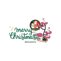Merry Christmas Cat Sticker by KBSPETS