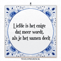 Support Geluk GIF by Tegelspreuken.nl