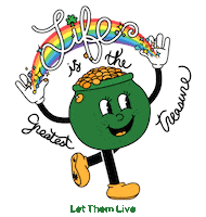 St Patricks Day Sticker by Let Them Live