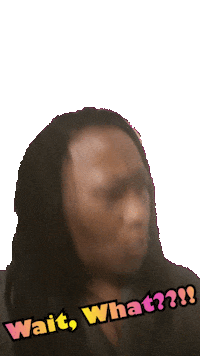 Wait What Sticker by Woman Willionaire
