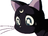 sad sailor moon STICKER