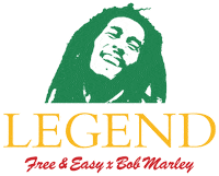 Bob Marley Rainbow Sticker by Free & Easy